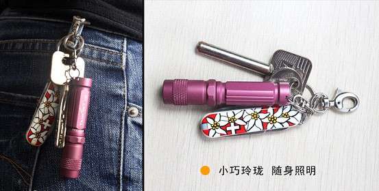 TANK007 EDC、迷你LED手電筒